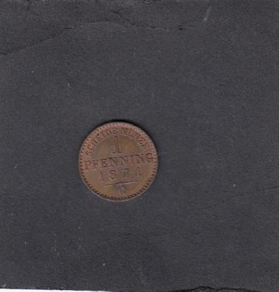 Beschrijving: 1 Pfennig